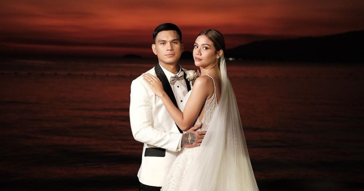 LOOK Zeus Collins, Pauline Redondo get married in a dreamy sunset wedding • PhilSTAR Life
